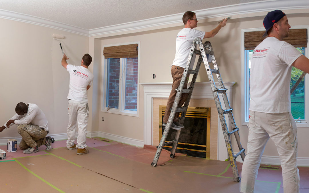 Interior Painting Toronto Living Room - Toronto Home Painting - House Painters, CAM Painters, careers, hiring