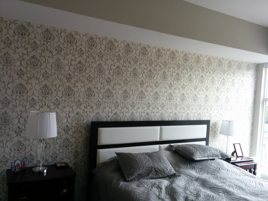 wallpaper cost, toronto house painting, wallpaper installation, wallpaper hanging, CAM Painters