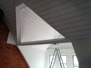 Finished Wood Ceiling- Toronto Home Painting - House Painters, CAM Painters