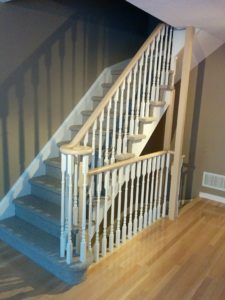 Toronto house painters, staircase, CAM Painters