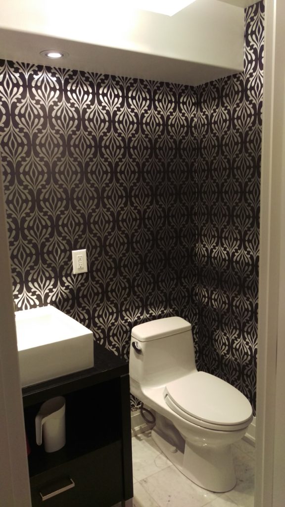 dark wallpaper, toronto wallpaper installation