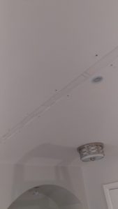 crack stabilized with screws, toronto home painter
